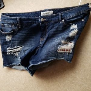 Torrid cut off jean shorts